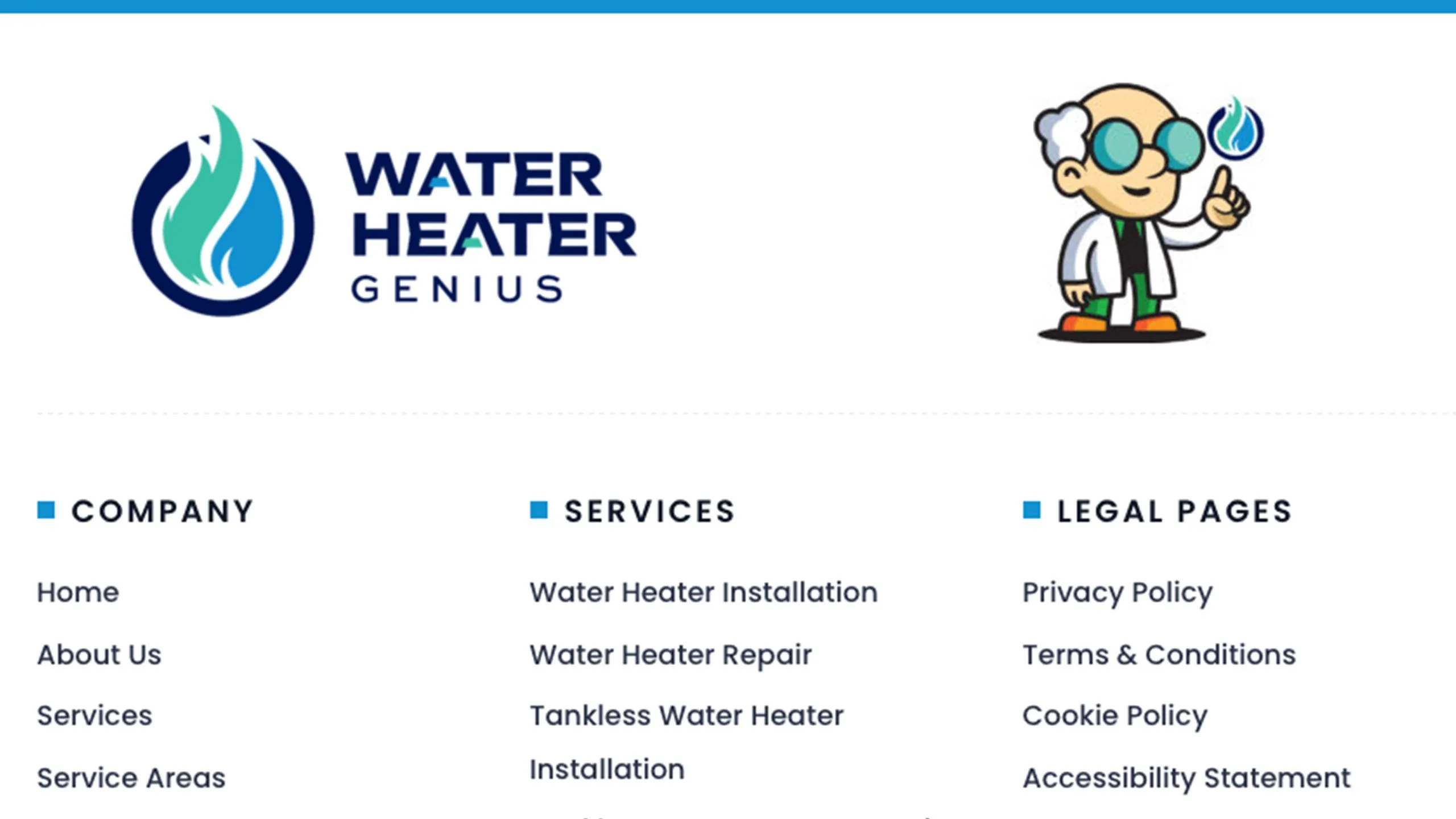 Water Heater Genius branding