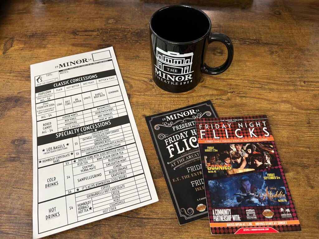 minor theatre print collateral